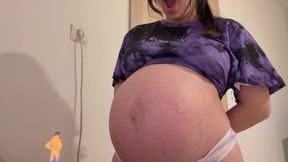 Giantess Toilet Fantasy Tiny Man Worships His Pregnant Stepsister