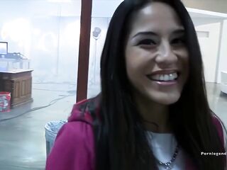 Large boob Lalin girl teen Jenaveve Jolie gets banged by a Wannabe Rapper