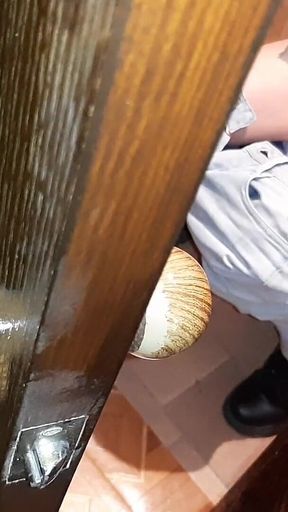I Caught a Stranger Masturbating on the Toilet in a Public Restroom and We Came at the Same Time