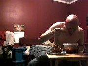 piggy feeding belly stuffing soda chug 10/16/18