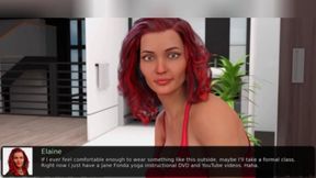 Unique yoga poses for Elaine. 3D porn cartoon sex