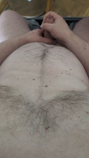 POV Bear stroke his cock