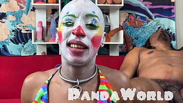 Redhead Squirts Pussy Eating Fingering Bald Ebony Clown Ass Slut Facial