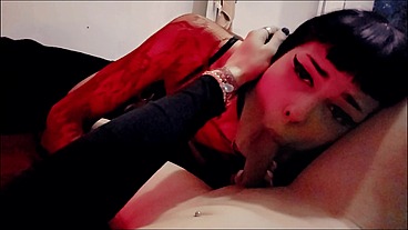 HOT YOUNG SHEMALE AND FEMBOY SENSUAL FROTTING SESSION - FEMBOY DORIAN DRAKE