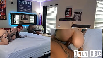 Busty Euro MILF gets bent over and banged by BBC