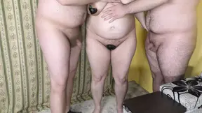 Amateur cuckolding with big-titted MILF