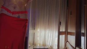 Adult Cinematography: Red Dress, Heels, Music, Headphones and Phs Finest Boom Ever
