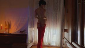 Adult Cinematography: Red Dress, Heels, Music, Headphones and Phs Finest Boom Ever