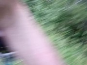 Again I ride naked through the village on a bicycle