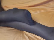 Black pantyhose pussy