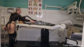 Rubber slave S Part 3 Mummified in the rubber clinic