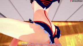 ryuko matoi fucking hard sex - red pov - killlakill - full & pov on sheer & ptrn: fantasyking3