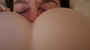 My friend puts her ass on my face and fills me with farts 4K