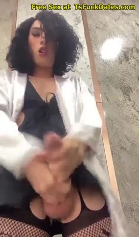 Incredible Hot Shemale Jizz Shot 29