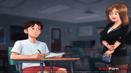 Miss Roji And Her Student Make Romantic Seens In Summeertime Saga - full on