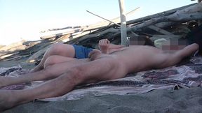 Dirty Housewife's Hot Public handjob by Big Dick&#x1F32D; on Beach for Strangers - MissCreamy's Messy Adventure