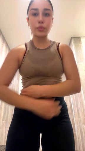 Licking girlfriend's armpits