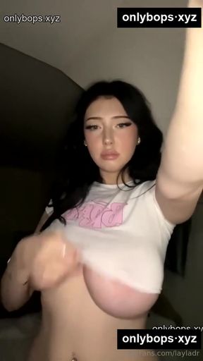 OnlyFans Model Showing Off