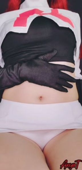 Giantess Team Rocket Jessie Vore and Empty Stomach Gurgling