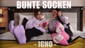 Bunte Socken Igno