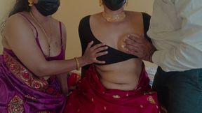 Housewifes Threesome Roleplay Fucking