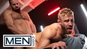 Men - Chuck Conrad Grips Mateo Tomas In His Powerful Arms And He Leads Him To His Cock