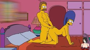 Marge Simpson And Car Toon In The Simpsons Parody Lustfield All Sex Scenes Part 2