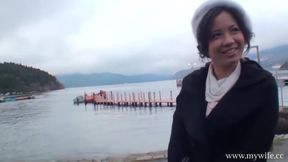 Asian brunette is quite good at blowjobs and likes to have casual sex with varius strangers