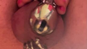 SissyPinkyLilly - Chastity Cage Review No 1