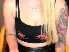 Blonde teen Sierras first erotic masturbation video