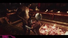 Banging 2B in Skyrim (Nier Automata x Skyrim)