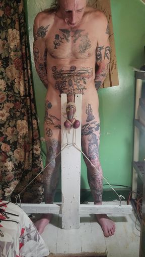 Goode Girl Unholy Crucifix Ballbusting Pt3