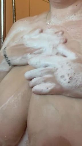 Foam Party with Big Tits
