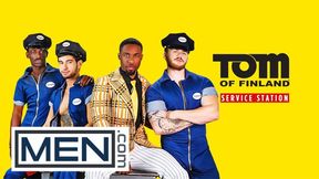 Tom Of Finland: Service Station: Bareback / MEN / River Wilson, Matthew Camp, DeAngelo Jackson