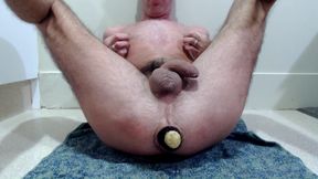 Deep Hard Fuck with Huge Aubergine and Ruined Cumload Milked Out