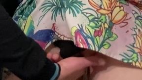 Total Stranger Rubbing Shaved Pussy in Subway