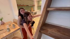 C&aacute_mara graba a mi esposa siendom&eacute_ infiel con la perra de su mejor amiga!!