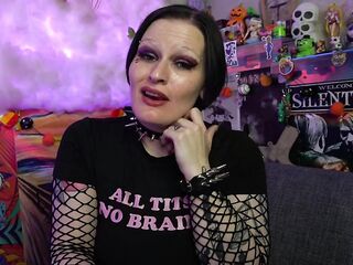 Sad Goth With Big Tits Wants You To Cum Everyday In November JOI