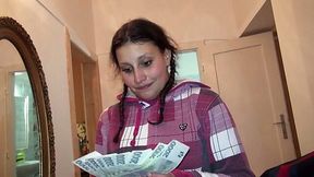 Naughty amateur chick gives stout blowjob before getting fucked doggy style