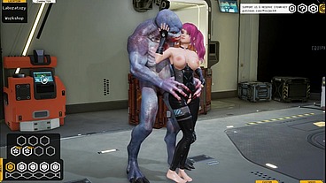 Fallen Doll Operation Lovecraft [PornPlay Hentai SFM game] intense fuck with internal vew of anal and pussy