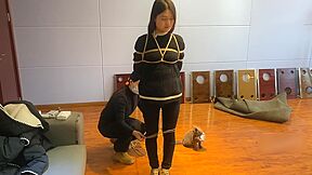 Chinese student 18+ Tried Bondage