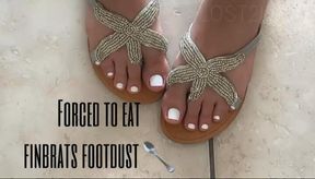 Slave swallows Footdust 👣