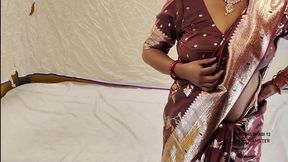 Saree fuck in all positions husband not in home