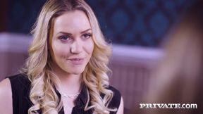 Misha Cross and Victoria Pure, trio with a facial fit for two