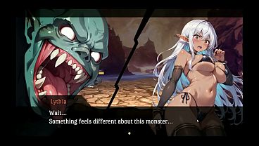 Lythia Sigil of Lust [ HARD Hentai Game ] Ep.2 Tanned ELF heroine turn into SUCCUBUS slut !