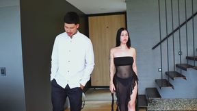Fuck to estate agent, Snowballing, swallow cum Danner Mendez