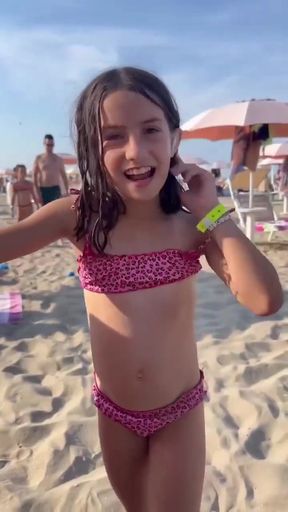 Slim teen Topanga in POV public amateur tease