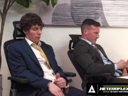 HETEROFLEXIBLE - Straight Derek Kage Fucks Coworker Cristiano After Caught Jerking Off At His Break