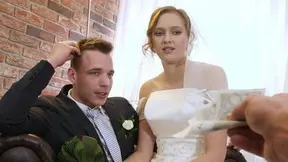 Amateur. Married couple decides to sell bride’s pussy for good