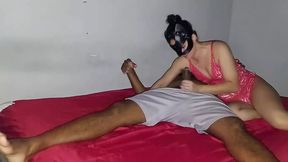 Rain Falling as She Wiggles Seductively